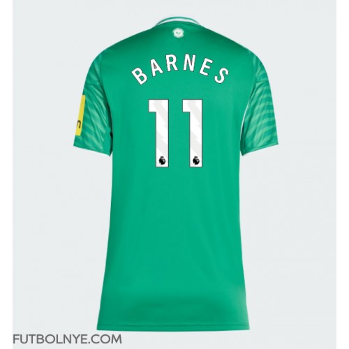 Camiseta Newcastle United Harvey Barnes #11 Visitante Equipación para mujer 2025-26 manga corta